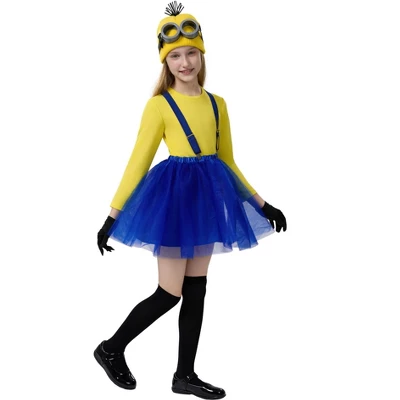 Joyfy Halloween Costume For Child Girl Cute Yellow Tutu Costume Set For Girls Halloween Dress Up Party 6 Joyfy Halloween Costume For Child Girl Cute Yellow Tutu Costume Set For Girls Halloween Dress Up Party - Image 4