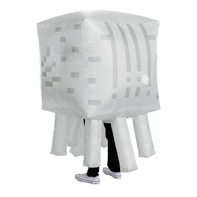 Disguise Minecraft Adult's Ghast Inflatable Halloween Costume Jumpsuit - White - One Size Fits Most 5 Disguise Minecraft Adult's Ghast Inflatable Halloween Costume Jumpsuit - White - One Size Fits Most - Image 3