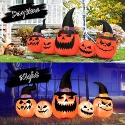 Tangkula Long Inflatable Pumpkin Family Waterproof Halloween Yard Decoration With Built-in LED Lights Indoor & Outdoor Halloween Decor 16 Tangkula Long Inflatable Pumpkin Family Waterproof Halloween Yard Decoration With Built-in LED Lights Indoor & Outdoor Halloween Decor -Target GUEST 058b6a87 ab9e 4cbb a387 cf2ee66fd7b6