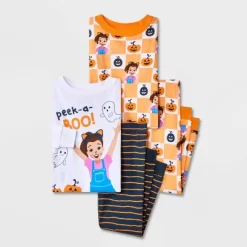 Toddler 4pc Ms. Rachel Cotton Long Sleeve Halloween Pajama Set - Orange/White/Black -Target GUEST 05f50b8f d68c 4397 a69b 08b21a3ca4fb