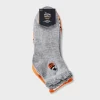Women's 4pk Ruffle Cuff Jack O Lantern Ghost Embroidered Halloween Ankle Socks - Hyde And EEK! Boutique™ Heather Gray/Orange/Black 4 - 10 -Target GUEST 0602c55c f735 469a ba62 512174160c53