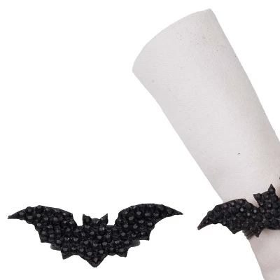 C&F Home Spooky Bat Napkin Rings Set Of 4 3 C&F Home Spooky Bat Napkin Rings Set Of 4