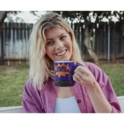 Silver Buffalo Sanrio Hello Kitty "Happy Halloween" Ceramic Glitter Mug | Holds 14 Ounces -Target GUEST 06b69b05 4b88 4d18 8dd9 c3c36b20112a