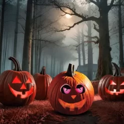 Fun World Funworld Eerie Light-Up Pumpkin Eyes Halloween Decoration | Purple -Target GUEST 0739b68b c332 4b2c bfcc 7f77d6c5bb42