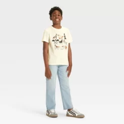 Boys' Short Sleeve Halloween Dogs Graphic T-Shirt - Cat & Jack™ Cream -Target GUEST 07fcbadf 9486 4488 ae76 6c6f9b8757fe