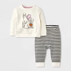 Baby 2pc Halloween Dog & Cat Trick-Or-Treating French Terry & Jogger Pants Set - Cat & Jack™ Cream 9 Baby 2pc Halloween Dog & Cat Trick-Or-Treating French Terry & Jogger Pants Set - Cat & Jack™ Cream -Target GUEST 0925f2cc 2aa3 4449 97c4 f3f219905c31