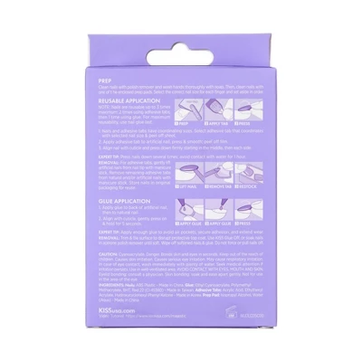 KISS Products Fake Nails - Lovely Bubbly - 34ct 9 KISS Products Fake Nails - Lovely Bubbly - 34ct - Image 7