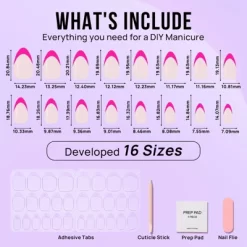 BTArtbox Press-On Nails - Neon Berry - S Almond - 32ct -Target GUEST 09e38eaa bb82 4ab8 afff 8bc6d05c8604