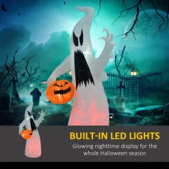 Syemin Decorative Holiday Scene Props Halloween Inflatable Outdoor Decoration Ghost With Pumpkin, Blow Up Yard Decor, White, 41.3"*25.5"*70.8" 8 Syemin Decorative Holiday Scene Props Halloween Inflatable Outdoor Decoration Ghost With Pumpkin, Blow Up Yard Decor, White, 41.3"*25.5"*70.8" -Target GUEST 09e979d2 a2fb 41e5 be24 5fd9771ea18c