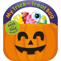 Carry-Along Tab Book: My Trick-Or-Treat Bag - (Carry Along Tab Books) By Roger Priddy (Board Book)