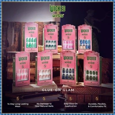 Wicked X KISS Products Fake Nails - Shiz Campus - 33ct 7 Wicked X KISS Products Fake Nails - Shiz Campus - 33ct - Image 5