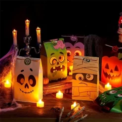 Joyfy Halloween Party Favors 72PCS Halloween Trick Or Treat Candy Bag Pastries Goodie Paper Bags With Stickers For Kids Exchange Supplies 6 Styles -Target GUEST 11c1bd63 99a9 4da1 8caa 2ea7f532739b