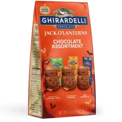 Ghirardelli Jack O' Lanterns Halloween Assortment Bag Candy - 4.1oz