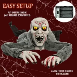 Joyfy Halloween Outdoor Decoration Light-Up Zombie Groundbreaker With Sound, Halloween Decorations For Graveyard Haunted House Lawn Yard Party Decor -Target GUEST 133fa341 73b0 4ef9 8f2b a34864bc28e2