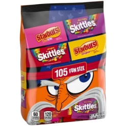 Mars - Skittles & Starburst Fun Size Chewy Halloween Candy Variety Bag Bulk - 43.65oz/105ct -Target GUEST 1392e71e f995 49c4 a80d 514791f695ef