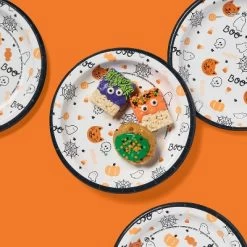 Up & Up Halloween Disposable Plates - Multi Print - 8.5" - 44ct - Up&up™