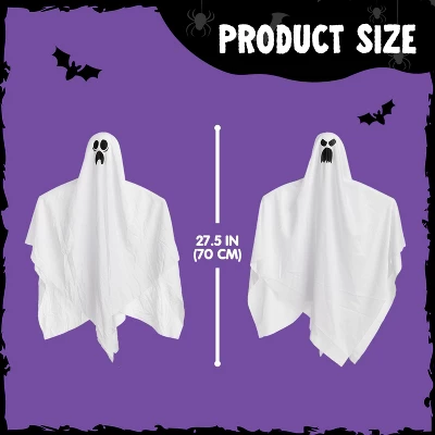 Joyfy 5 Pcs Halloween 27.5'' Hanging Ghost Decoration,Halloween Decor,Front Yard Patio Lawn Garden Outdoor And Holiday Porch Haunted House Tree Décor 6 Joyfy 5 Pcs Halloween 27.5'' Hanging Ghost Decoration,Halloween Decor,Front Yard Patio Lawn Garden Outdoor And Holiday Porch Haunted House Tree Décor - Image 4