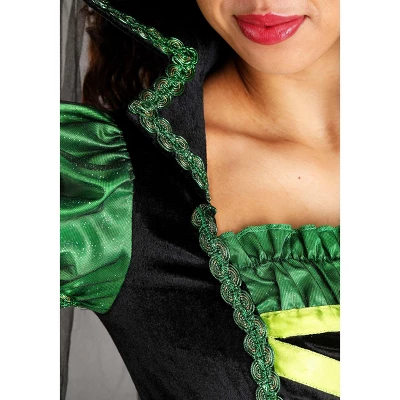 HalloweenCostumes.com Women's Enchanted Green Witch Halloween Costume | Adult Witch Costumes 4 HalloweenCostumes.com Women's Enchanted Green Witch Halloween Costume | Adult Witch Costumes - Image 2