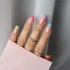 BTArtboxnails XCOATTIP® Press-On Nails - Bright Pastel French - Square Nails, Almond Nails -160ct -Target GUEST 1a1cd4b5 1cf8 49b1 bee6 e6907257acaf