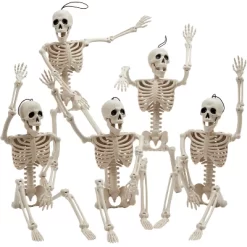 Joyfy 1/2/5/10 PCS 16" Posable Skeleton Halloween Decorative Props For Indoor/Outdoor Halloween Decorations Graveyard Haunted House Spooky Scene Party -Target GUEST 1b7df948 3352 4348 a7cf c5f3ea7c33cb