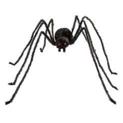 36 1/2" X 5 Ft. 1 3/4" Black Spider With Light-Up Eyes Halloween Decoration