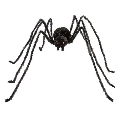 36 1/2" X 5 Ft. 1 3/4" Black Spider With Light-Up Eyes Halloween Decoration 3 36 1/2" X 5 Ft. 1 3/4" Black Spider With Light-Up Eyes Halloween Decoration