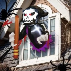 3.5FT Halloween Decorations Outside - Inflatable Decor Outdoor Window Breaker Skeleton Grim Reaper Build-in LED For Decoration Party Decor -Target GUEST 1ce08cfd 9150 4c90 870a 4d3e48d6796b