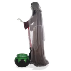 BOO BOX 6ft Halloween Animatronic Witch With Cauldron, Outdoor Halloween Decoration With Moving Mouth, Hand, Broom, Sound And Motion Activated -Target GUEST 1d0ae612 db4b 43a5 b2fd 7be41fcea642