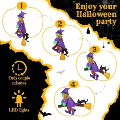 Karl Home 3.9 FT Halloween Inflatable Witch Riding Broom Broke Out From Window Outdoor Decorations 9 Karl Home 3.9 FT Halloween Inflatable Witch Riding Broom Broke Out From Window Outdoor Decorations -Target GUEST 1d92cdde b28a 49a4 9adf cec7c0a7e3ce