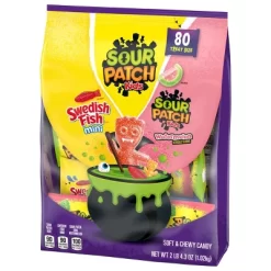 SOUR PATCH KIDS Watermelon & Swedish Fish Halloween Candy Variety Pack - 36.32oz/80ct -Target GUEST 1e34c98c c05b 4018 afbd b1f118e97035