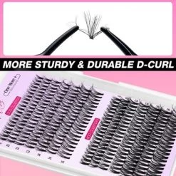 VEYESBEAUTY Lash Clusters UltraVolume Individual Lash Extensions 3D Layered DIY False Eyelash Tray 30D+40D Volume Cluster Lashes For Self Application -Target GUEST 1f05b4a5 114c 47f5 8ac1 fd7525d2ff8a