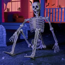 Joyfy Halloween Decor 5.6 FT Life Size Halloween Skeleton Full Body Posable Realistic Bones For Halloween Indoor Outdoor Decoration Grave Party Props -Target GUEST 1fc4c5dc e25a 470b 9869 0577d327c76b