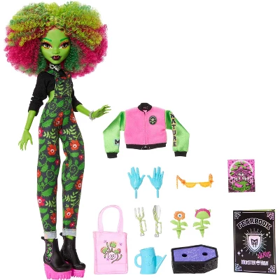 Monster High Fearbook Venus McFlytrap Fashion Doll With Yearbook And Unearthed Club Accessories 6 Monster High Fearbook Venus McFlytrap Fashion Doll With Yearbook And Unearthed Club Accessories - Image 4