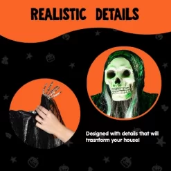 Joyfy 3 Pack Halloween Hanging Ghosts, Hanging Skeleton Grim Reapers For Halloween Outdoor Decorations, Indoor Outdoor Hanging Ghost Decorations -Target GUEST 23e99eee 4de2 40a6 b561 a49f4c43ed67