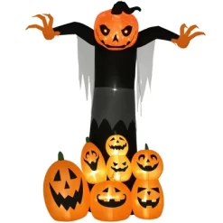 LOVSON Halloween Inflatable Outdoor Decorations: Pumpkin Ghosts And Pumpkin Patch Giant Inflatable Yard Decorations Ideal For Lawns, Parties -Target GUEST 24364d02 f89d 498b bffb 49434987cd12