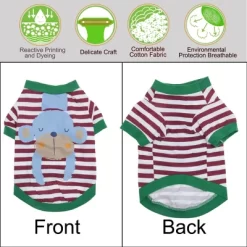 Unique Bargains Cute Monkey Pattern Cotton Pet Dog T-Shirt Small Size -Target GUEST 24b7e7d5 7943 4a8d 83e5 3c0e7eb293d6