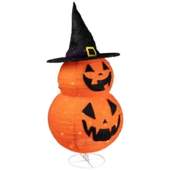 Northlight LED Lighted Jack-O-Lanterns In Witch's Hat Outdoor Halloween Decoration - 34" -Target GUEST 24c805f4 0820 4a52 a1a6 1de6d82cac75