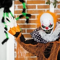 Outsunny 65.25" Life Size Outdoor Halloween Decorations Talking Circus Clown With Balloon, Animated Prop With Sound And Motion Activated -Target GUEST 25a4eb47 1209 492b 8f0a 52a7c84328e9