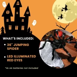 Fun World Giant 36 Inch Sound Or Motion Activated Jumping Spider -Target GUEST 25aeb63e 999c 4b2f 99d9 dbb876c76019