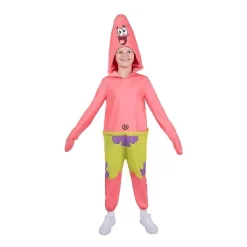 JazwaresSpongeBob SquarePants Boys' Patrick Halloween Costume Bodysuit - Pink 8-10