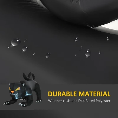 Inflatable Halloween Black Cat, Blow Up Outdoor LED Yard Display 7 Inflatable Halloween Black Cat, Blow Up Outdoor LED Yard Display - Image 5