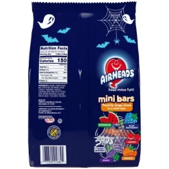 Airheads Mini Bars 76ct Halloween Stand Up Bag Chewy Candy - 32.16oz