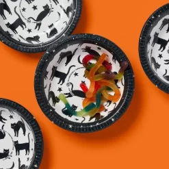 Up & Up Halloween Disposable Bowls 5.52" - Cats - 20oz/20ct - Up&up™