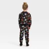Toddler 2pc Disney Nightmare Before Christmas Halloween Fleece Sweatshirt & Pants Set - Black