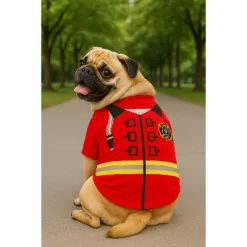 Parisian Pet 'Fire-Barker' Halloween Costume For Dogs & Cats – Firefighter Dog Costume, Pet Halloween Outfit, Red And Yellow -Target GUEST 28cce7f6 1507 4094 b77d 3559f7e12f42