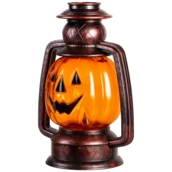 Northlight 16.5" Halloween Flickering Pumpkin Lantern Pathway Markers 3ct - Orange/Black -Target GUEST 2962dff3 4c8a 4425 b9b6 d371abd6376a
