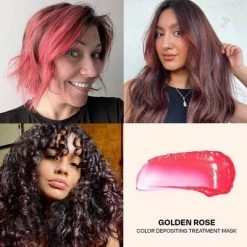 Overtone Golden Rose Hair Mask- Semi-Permanent Hair Dye & Color Conditioner- Vegan, Ammonia-Free, Rose Gold For Brown & Blonde Hair -Target GUEST 2a8e40e8 4ece 4263 a476 c6a0b4c5ba57