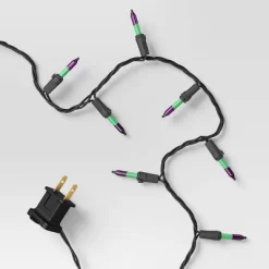 100ct LED Halloween Indoor Outdoor Double Filament String Lights Purple/Green/Black - Hyde And EEK! Boutique™ -Target GUEST 2ca036e8 e854 4bd9 ad2e 28af89c9f959