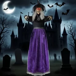 Joyfy 47” Halloween Animated Witch Decoration, Scary Hanging Ghost Halloween Animatronics Decor Prop For Haunted House Yard Garden Decorations -Target GUEST 2dc408d8 5525 4304 a991 45510ee3b2bd