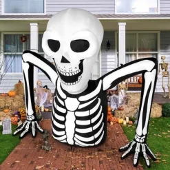 Joyfy 5.5 FT Halloween Inflatables Outdoor Decorations, Inflatable Skeleton Ground Breaker With LEDs For Halloween Party Yard Garden Lawn Decorations -Target GUEST 2e1d5165 b40e 40c2 a5f8 cda6a310c2e5